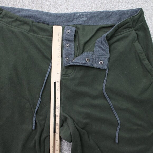 Eddie Bauer Pants Mens XL Green Drawstring Sweatpants Joggers 100% Polyester - Picture 9 of 13